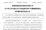 丽江688175，终止重大资产重组